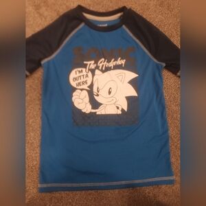 Jumping Beans Blue Sonic Kids Tee